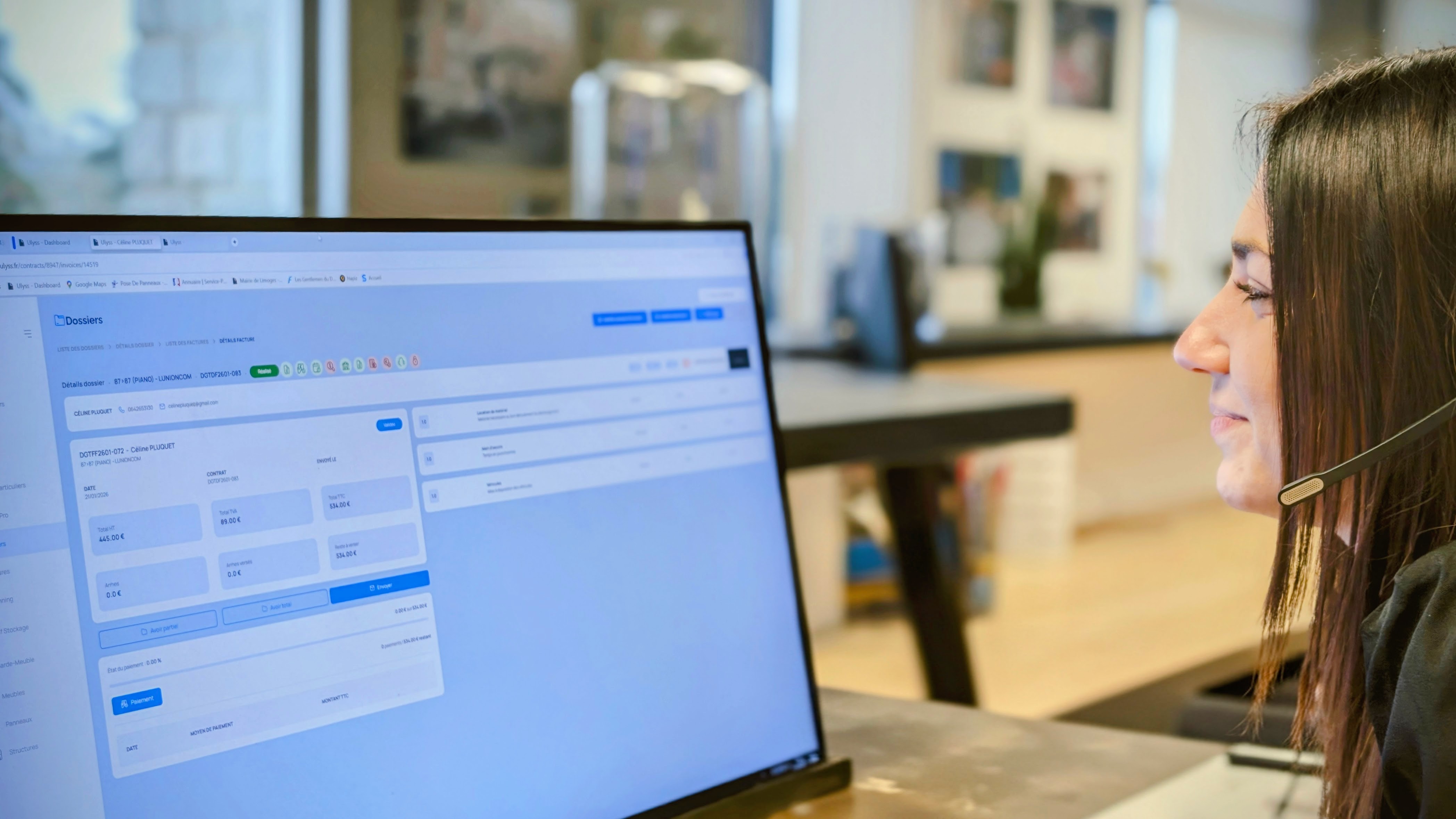 Interface Ulyss sur PC